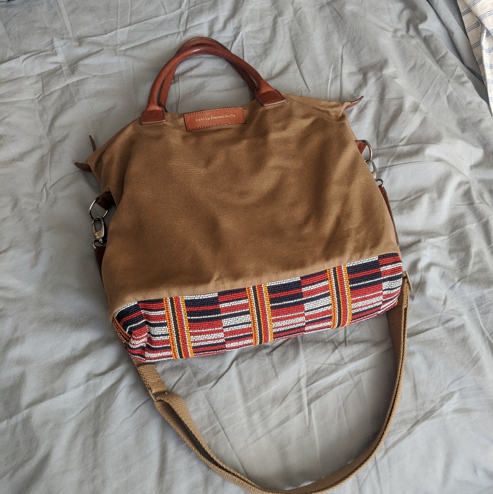 Canvas Crossbody Tote